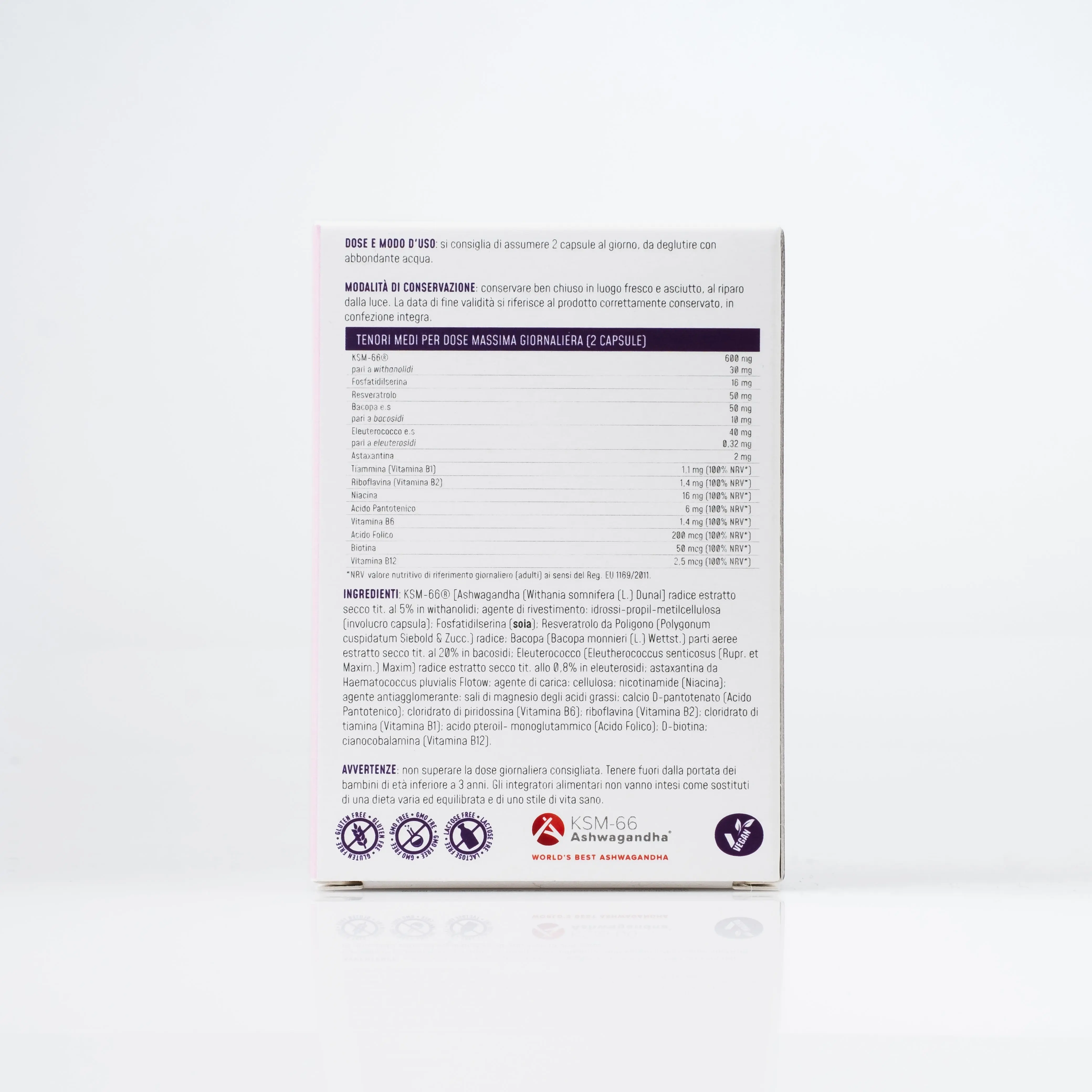 MEMOWIT - Ashwagandha KSM-66® e Vitamina B12 (30 capsule) - Image 3