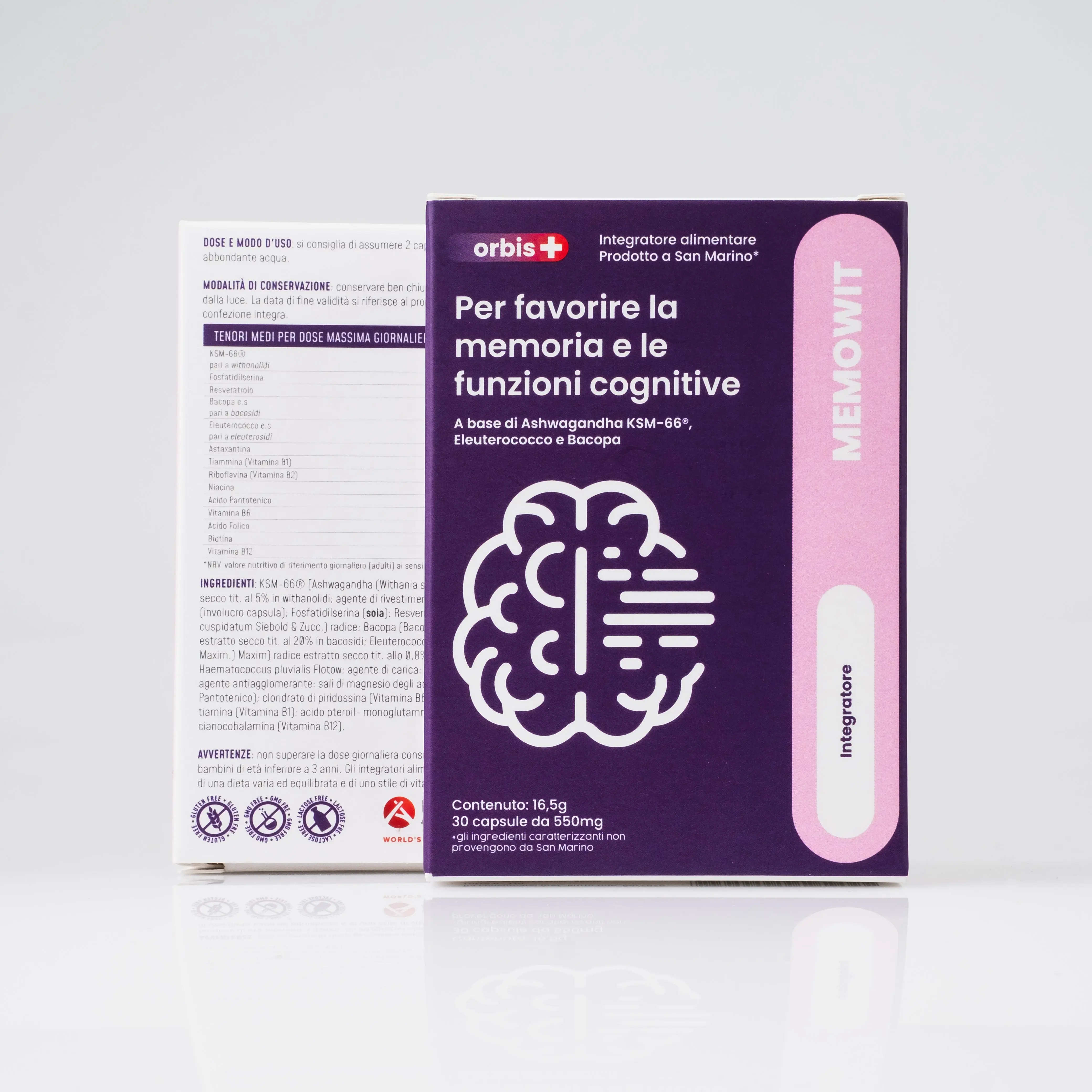 MEMOWIT - Ashwagandha KSM-66® e Vitamina B12 (30 capsule) - Image 5