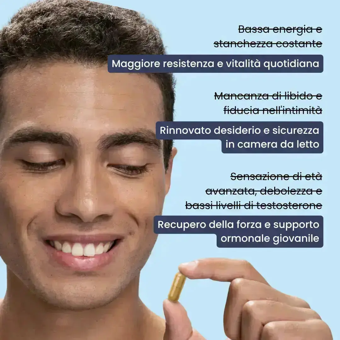 TESTOWIT - Regolazione ormonale 120 cps NEW! PROMO -50% - Image 6