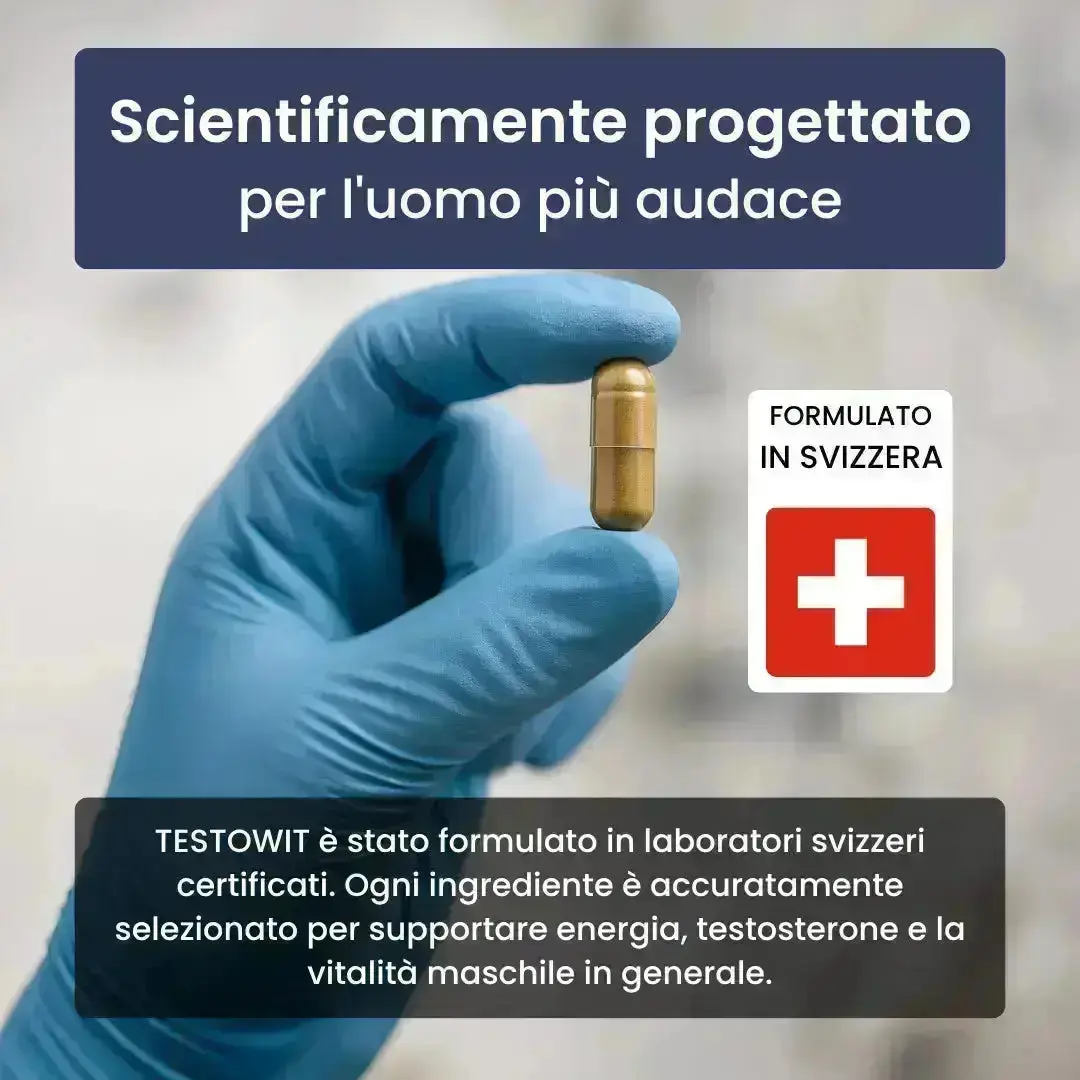 TESTOWIT - Regolazione ormonale 120 cps NEW! PROMO -50% - Image 4
