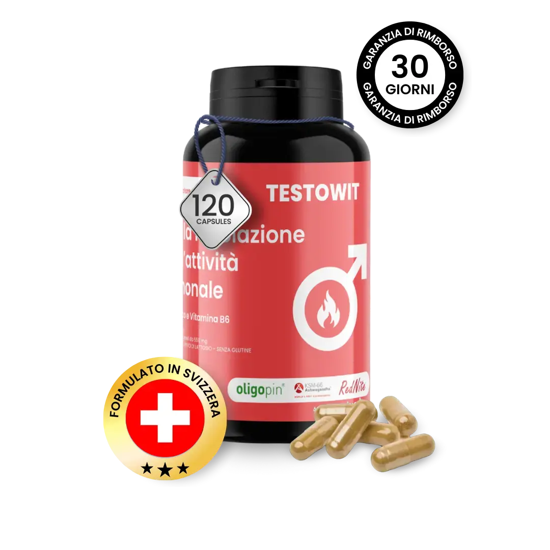 TESTOWIT - Regolazione ormonale 120 cps NEW! PROMO 2+1 (+ GUIDA PDF & PORTAPILLOLE GRATIS) - Image 14